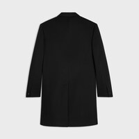 manteau croisé Drap de laine - Noir -  - 2 | CELINE