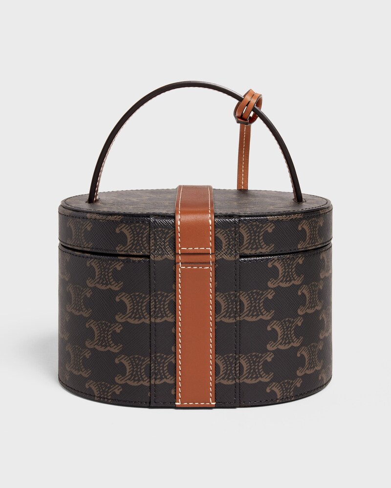 バニティーケース / トリオンフキャンバス＆カーフスキン - タン - トリオンフ キャンバス コレクション - 1 | CELINE