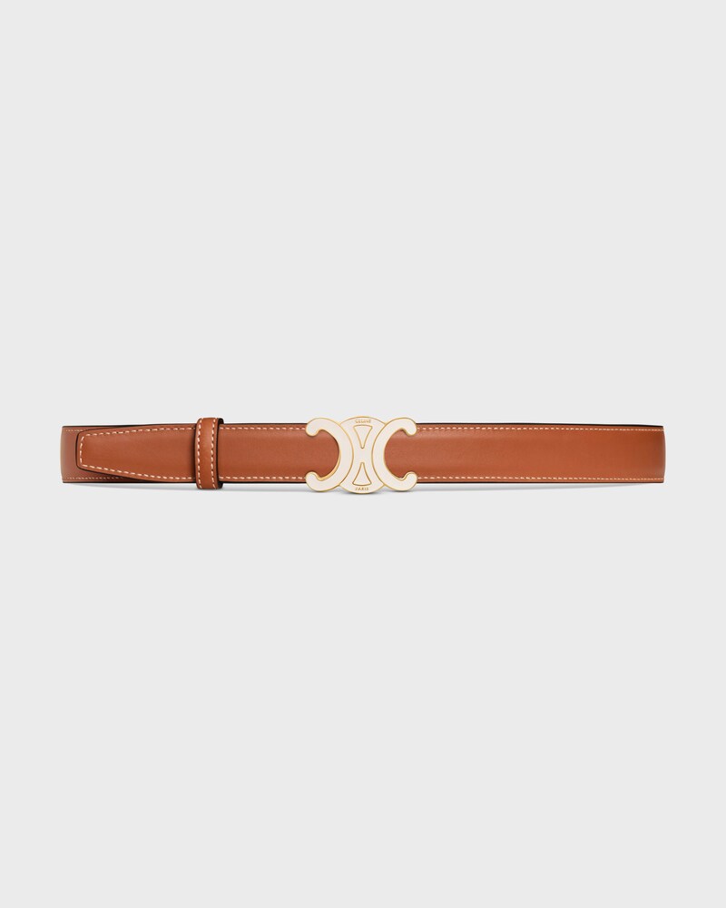 Reversible Strap 25MM IN TAURILLON AND NATURAL CALFSKIN -  -  - 1 | CELINE
