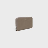 Large zipped wallet IN GRAINED CALFSKIN - SOURIS - WALLETS - 2 | CELINE