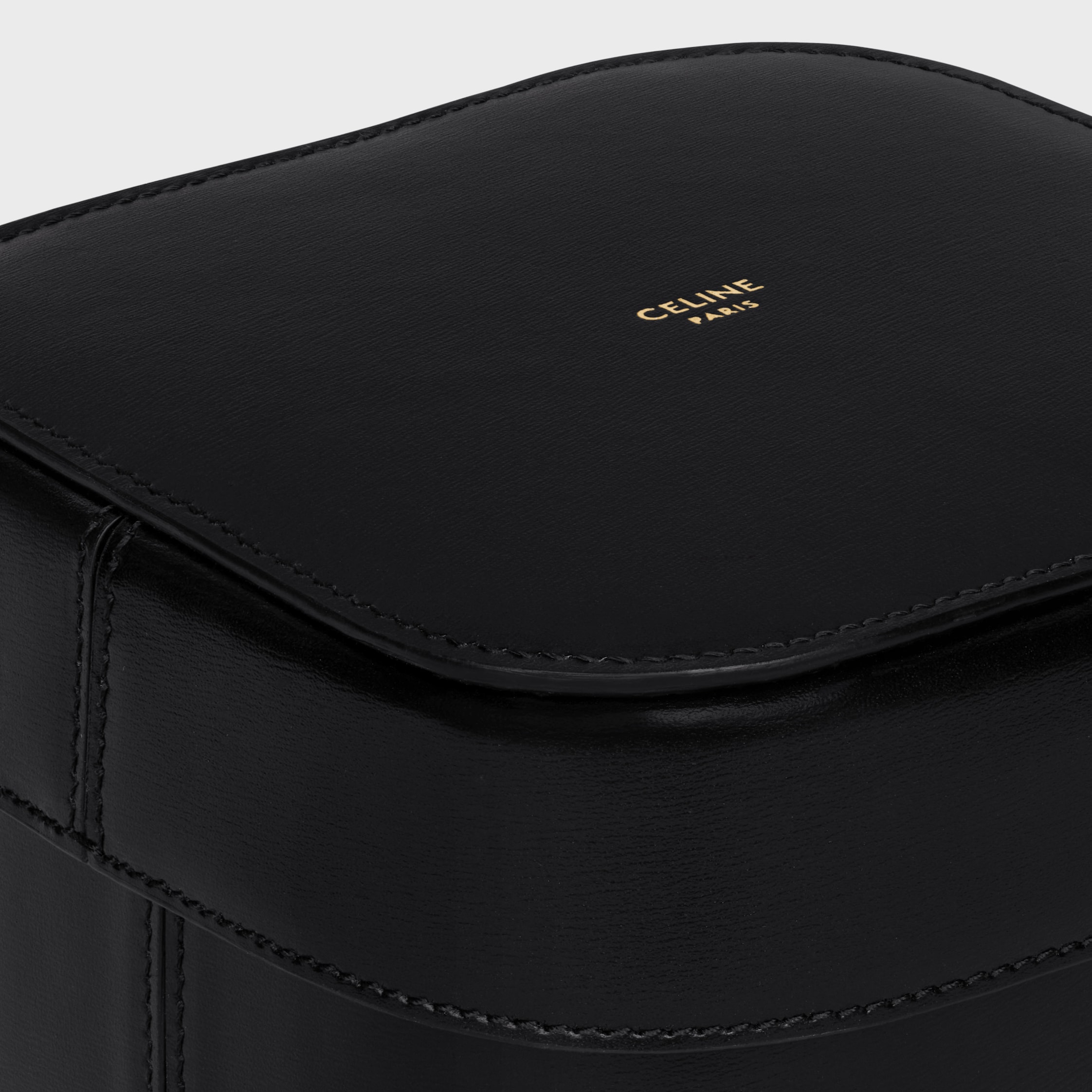 MEDIUM BOX IN SHINY CALFSKIN - BLACK | CELINE