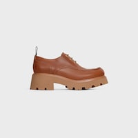 CELINE TRIOMPHE DERBIES  IN CALFSKIN - TOFFEE -  - 1 | CELINE