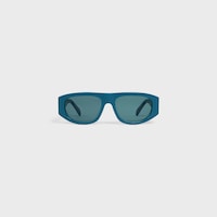 Triomphe Men 02 sunglasses in Acetate - Dark Turquoise -  - 1 | CELINE