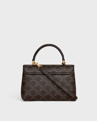 TEEN NINO BAG IN Triomphe Canvas - TAN - CROSS-BODY BAGS - 2 | CELINE