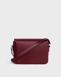TEEN TRIOMPHE BAG IN shiny calfskin - LIGHT BURGUNDY - CROSS-BODY BAGS - 2 | CELINE