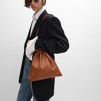 SMALL CRYSTAL POUCH IN LAMBSKIN - SOFT TAN - MORE LINES - 2 | CELINE