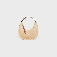 Teen Celine Lulu IN RAFFIA AND NATURAL CALFSKIN - NATURAL / TAN - LULU - 1 | CELINE