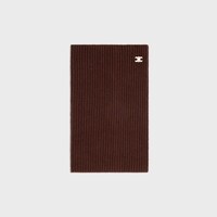neckwarmer IN SEAMLESS CASHMERE - BROWN -  - 1 | CELINE