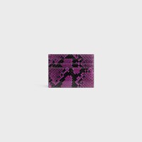 PORTE-CARTES TRIOMPHE PYTHON - MAGENTA - NOUVEAUTÉS - 2 | CELINE