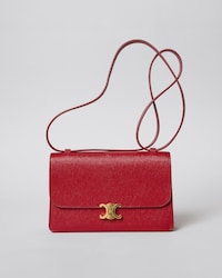 17 IN GRAINED CALFSKIN - BURNT RED - EVENING - 1 | CELINE