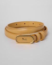 CELINE SULKY BELT 13MM IN Taurillon Leather - SOFT CAMEL -  - 1 | CELINE
