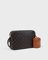 吊飾標誌印花郵差包 - 黑色/棕褐色 - 新品 - 2 | CELINE