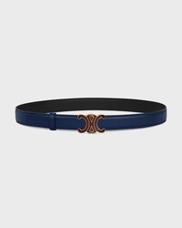 Reversible Strap 25MM IN Smooth and Grained Calfskin -  -  - 1 | CELINE