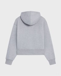 SUDADERA HOLGADA CON CAPUCHA DE FELPA DE ALGODÓN - GRIS MEDIO/AZUL MARINO -  - 2 | CELINE