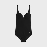 balconette swimsuit IN matte jersey - BLACK -  - 1 | CELINE
