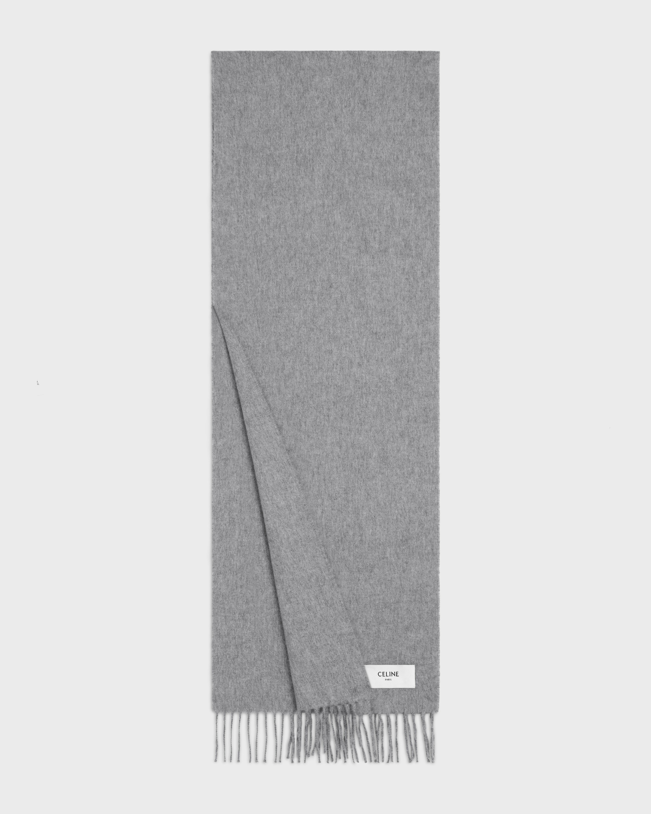 scarf IN cashmere - MEDIUM GREY | CELINE