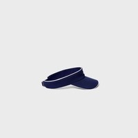 triomphe visor IN WASHED COTTON GABARDINE - NAVY / WHITE -  - 2 | CELINE