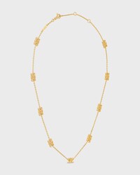 Triomphe Mini Triomphe Necklace in Brass with Gold Finish - GOLD - SMALL GIFTS - 2 | CELINE