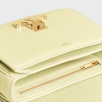 Teen Triomphe Bag in shiny calfskin - LIGHT YELLOW - TRIOMPHE - 2 | CELINE