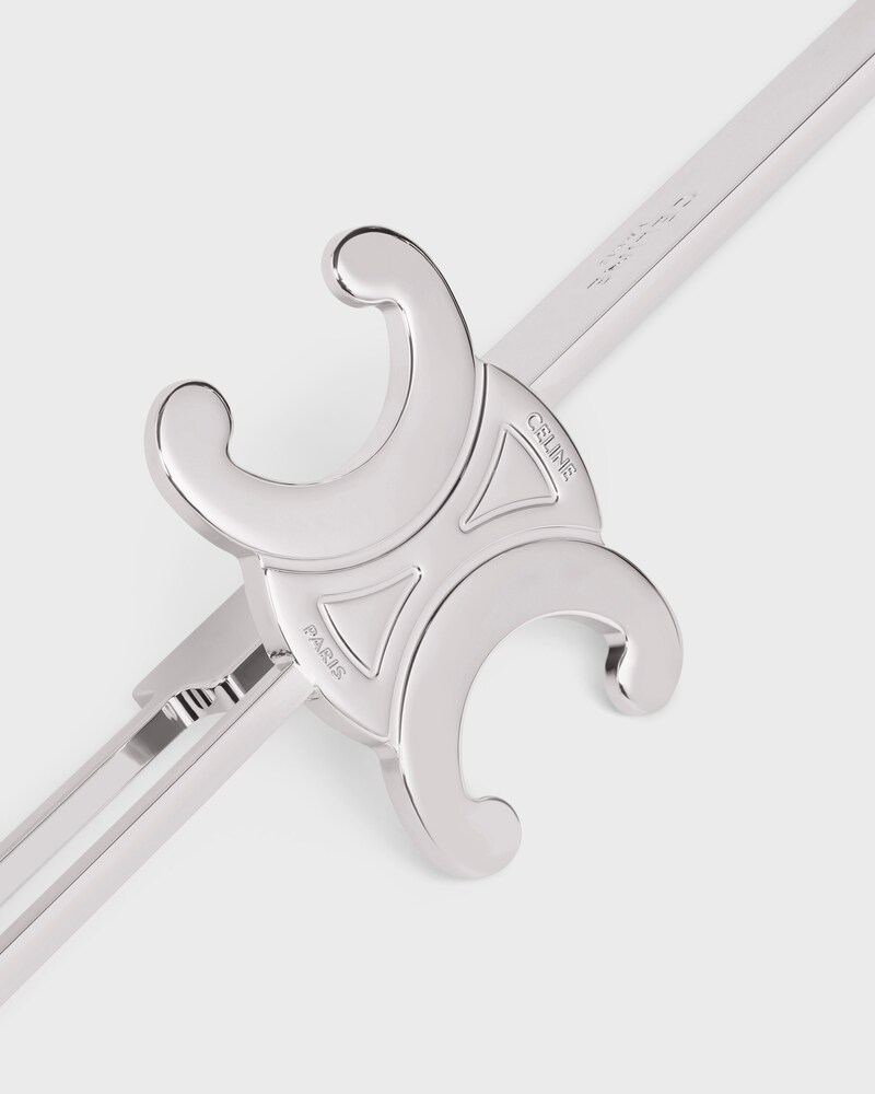 Triomphe bookmark in Brass - SILVER - SMALL GIFTS - 1 | CELINE