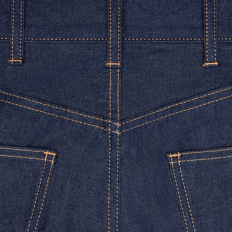jane jeans in denim raw wash - RAW WASH -  - 1 | CELINE