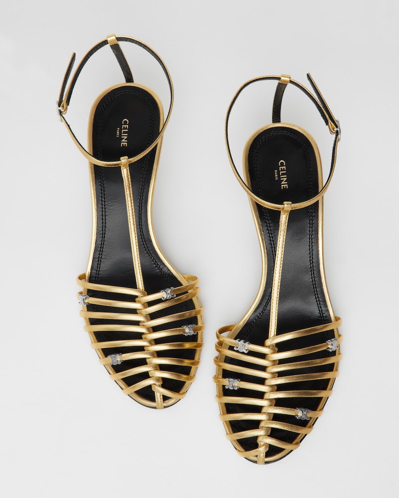 CAGE SANDAL - GOLD -  - 1 | CELINE