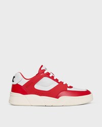 SNEAKER TRAINER CT-09 IN CALFSKIN AND MESH - RED/WHITE -  - 1 | CELINE