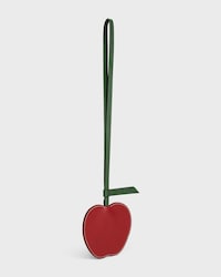 APPLE KEYRING IN SMOOTH LAMBSKIN - RED - ACCESSORIES - 2 | CELINE