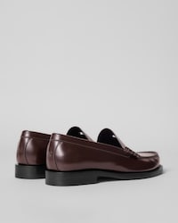 NEW CLASSIC LOAFER IN POLISHED BULLSKIN - DARK BROWN -  - 2 | CELINE