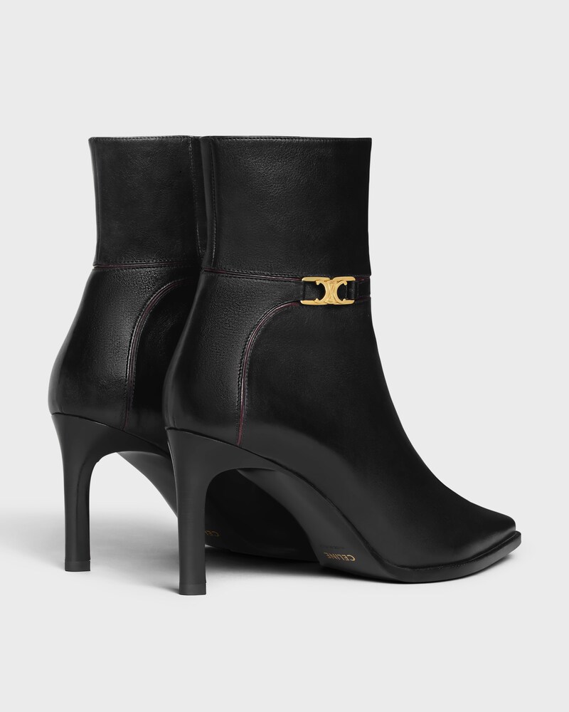 CELINE VERNEUIL ANKLE BOOT WITH TRIOMPHE IN CALFSKIN - BLACK -  - 1 | CELINE