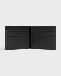 bill clip wallet IN GRAINED CALFSKIN - BLACK - WALLETS - 2 | CELINE