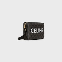 MEDIUM MESSENGER BAG IN Triomphe Canvas with Celine Print - BLACK - HAND-PICKED GIFTS - 2 | CELINE