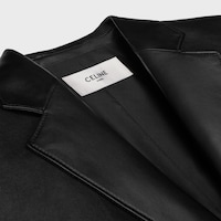 tailored jacket IN PLONGE LAMBSKIN - BLACK -  - 2 | CELINE