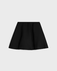 peplum skirt IN mohair wool - BLACK -  - 2 | CELINE