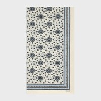 pareo sarong IN cotton - VANILLA/GREY/BLACK -  - 1 | CELINE