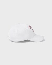 baseball cap IN WASHED COTTON GABARDINE - WHITE / BORDEAUX -  - 2 | CELINE