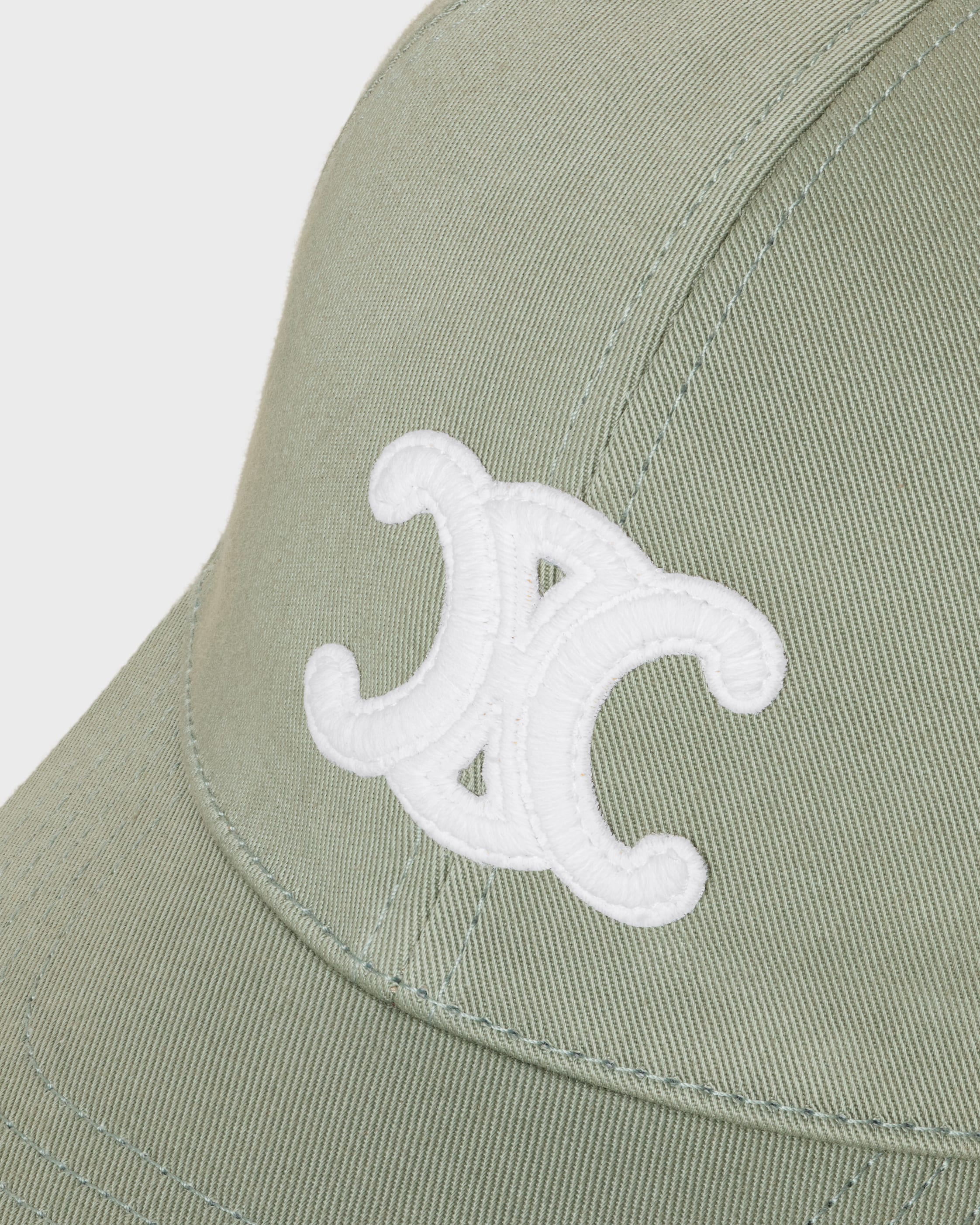 triomphe baseball cap IN cotton gabardine - SAUGE | CELINE
