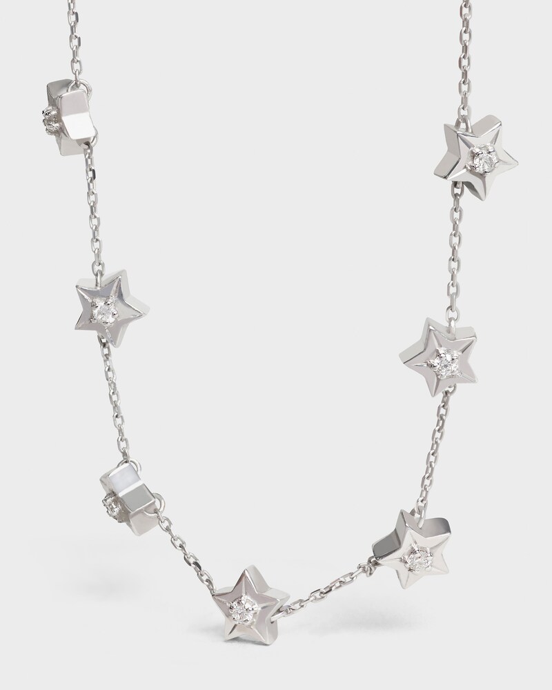 Collar Etoile Celine Multi Stars de Oro Blanco y Diamantes - Oro blanco - MÁS - 1 | CELINE