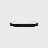 CORREA REVERSIBLE DE 25 MM DE PIEL TAURILLON - NEGRO / ARROZ -  - 2 | CELINE