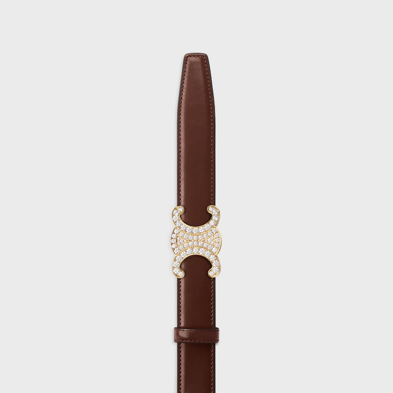 Reversible Strap 25MM IN TAURILLON AND LIZARD EMBOSSED CALFSKIN -  -  - 1 | CELINE