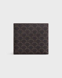 Bi-fold Wallet IN Triomphe Canvas - Black - TRIOMPHE CANVAS COLLECTION - 2 | CELINE