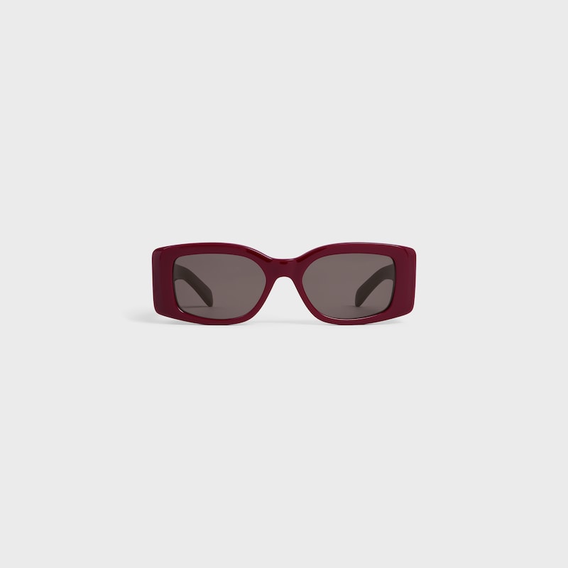 Triomphe XL 01 sunglasses in Acetate - BURGUNDY -  - 1 | CELINE