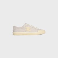 ALAN SNEAKER WITH TRIOMPHE IN CANVAS - LIGHT GREY -  - 1 | CELINE
