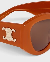 TRIOMPHE 15 sunglasses in Acetate - MILKY RUST -  - 2 | CELINE