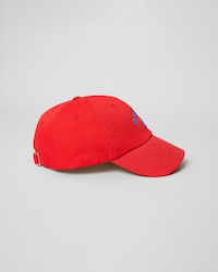 celine richelieu cap IN light cotton twill - BRIGHT RED -  - 2 | CELINE