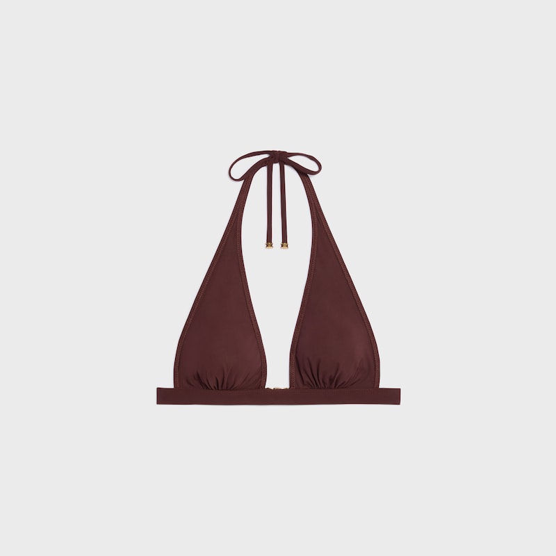 triangle top IN matte jersey - PRUNE -  - 1 | CELINE