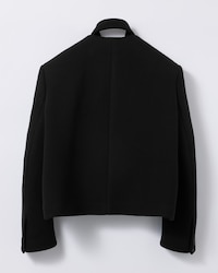 duffle-coat IN WOOL FELT - BLACK -  - 2 | CELINE