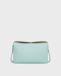 TRIO FLAP IN Smooth Lambskin - POWDER BLUE - CROSS-BODY BAGS - 1 | CELINE