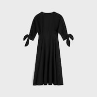 dress IN COTTON POPLIN - BLACK -  - 2 | CELINE