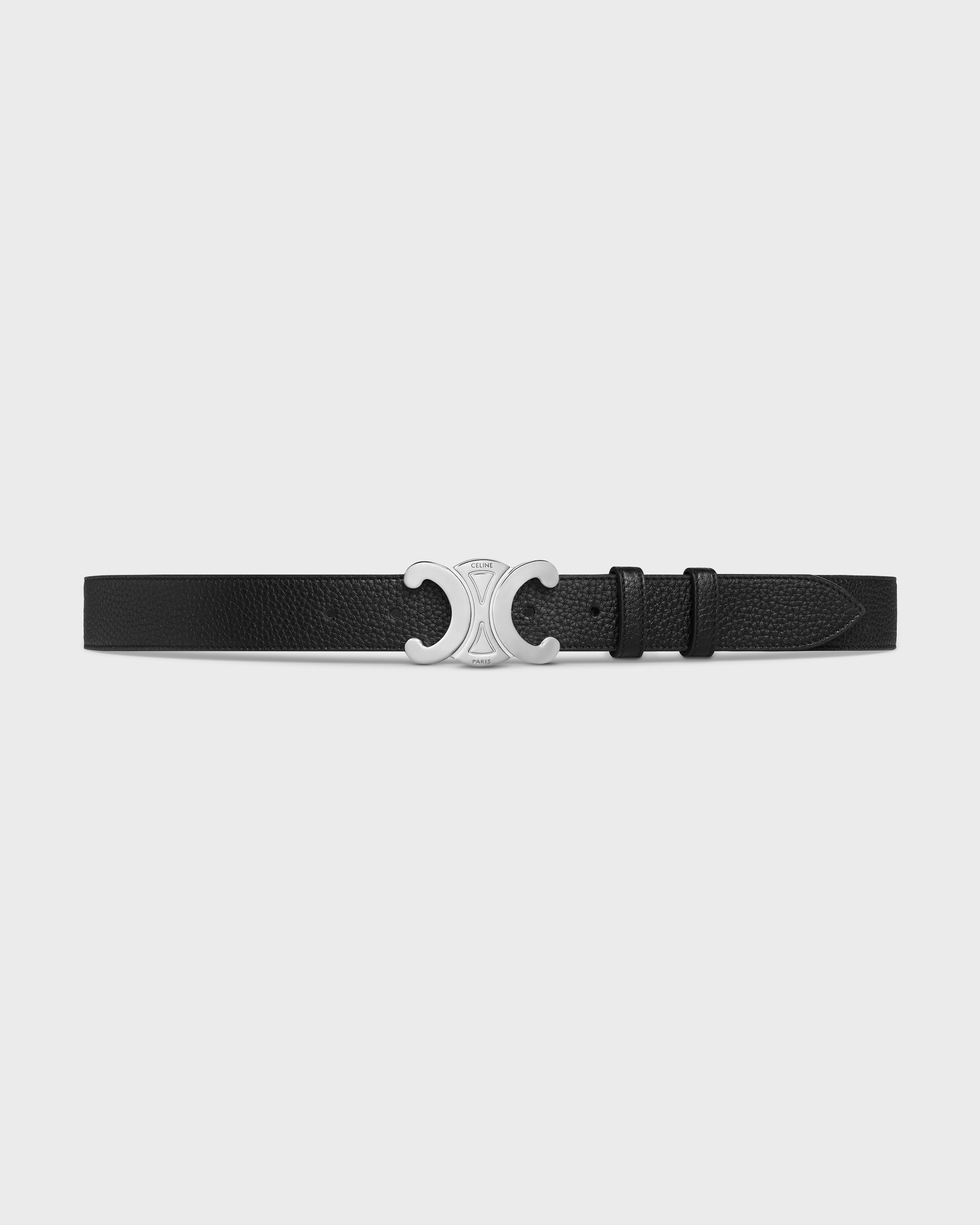 トリオンフ ベルト 30mm / グレインドカーフスキン - ブラック | CELINE